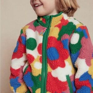 BODEN Colorful Floral Kids Jacket Girls 7-8year old